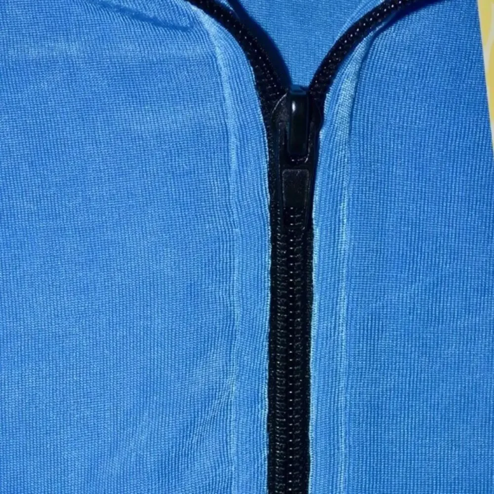 QVC Citiknits Blue Zip Up jacket